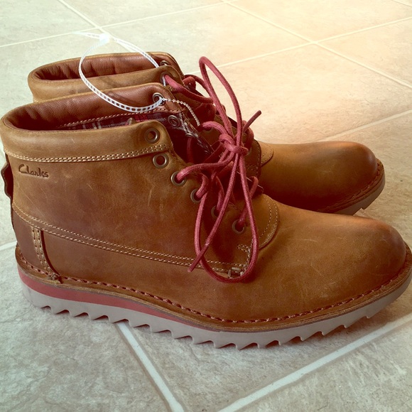 Clarks | Shoes | Clarks Newby Jump Tan Leather Tall Boot New  display picture 1